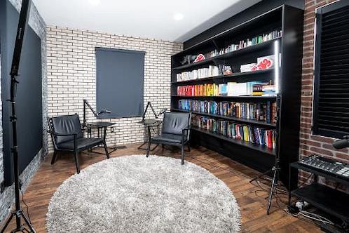 All inclusive podcast studio